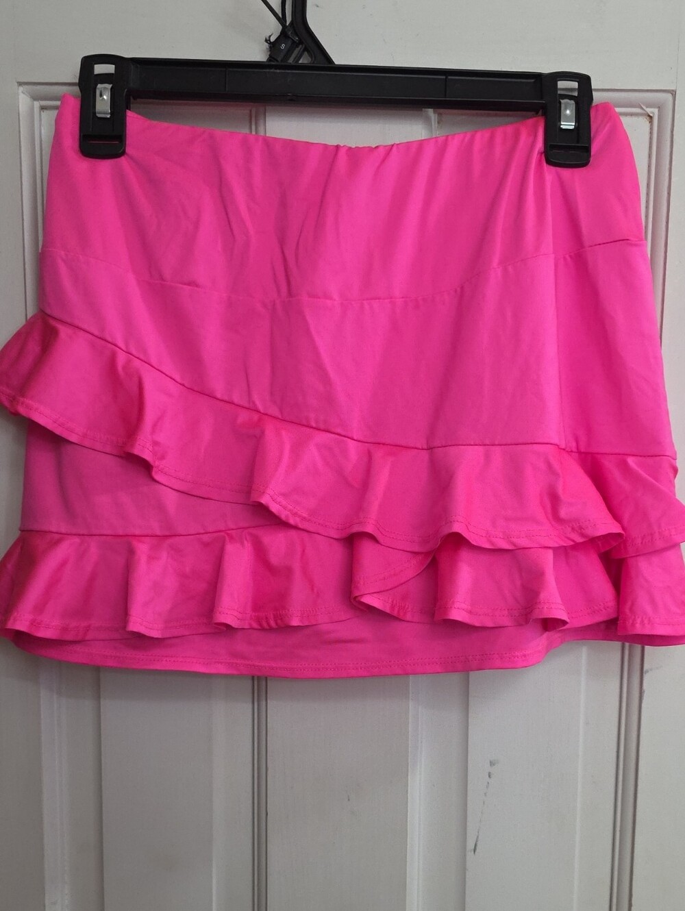Tail Hot Pink Ruffled Mini Skirt